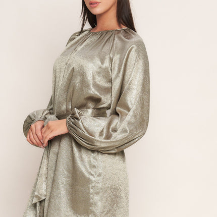 MOONRISE HAZE WOVEN MINI DRESS