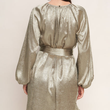 MOONRISE HAZE WOVEN MINI DRESS