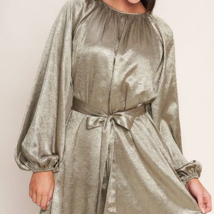 MOONRISE HAZE WOVEN MINI DRESS