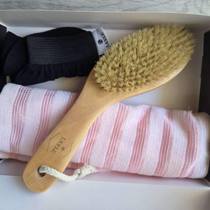 Moroccan Bath Glove & Loofah Set