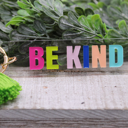 Be Kind • Tassel Keychain