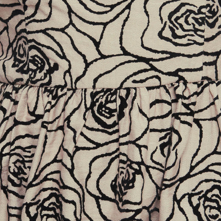 GRAPHIC GARDEN WOVEN TOP
