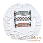 2T Kids / White Long Sleeve Tee