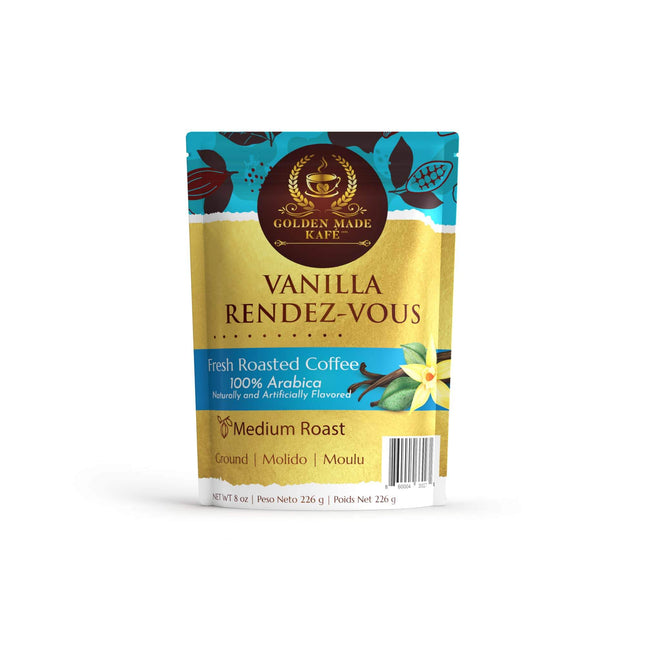 8oz PREMIUM GROUND COFFEE - VANILLA RENDEZ-VOUS