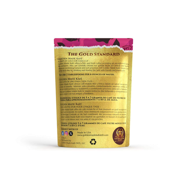 8oz PREMIUM GROUND COFFEE - GOLDEN SALTY CARAMEL