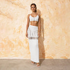S / White