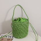 One Size / Crossbody Small Claw Bucket Green