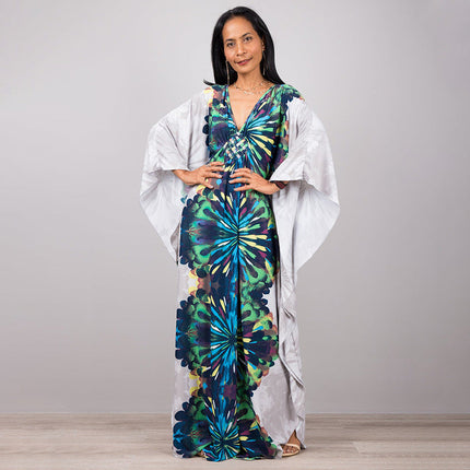Beach Dress Loose Seaside Vacation Sun Protection Robe Beach Cover Up Swimsuit Outwear Women