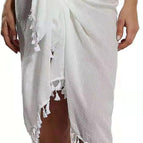 One Size / White-Tassel 165*66