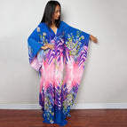 One Size / Blue Pink Flower