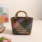 One Size / Pp Color Matching Bamboo Handle Coffee Small