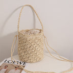 One Size / Crossbody Small Claw Bucket Rice