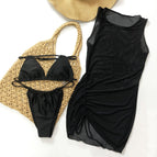 S / Black Three-Piece Suit