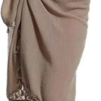 One Size / Khaki-Tassel 165*66