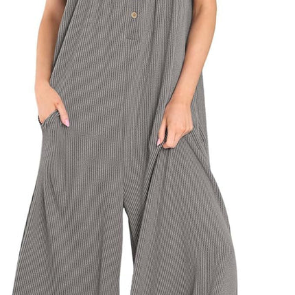 Autumn Winter Women Fresh Casual Women Pocket Jumpsuit