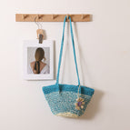One Size / Fishbone Small Flower Blue