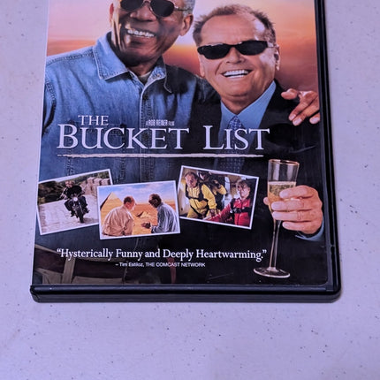 The Bucket List (DVD 2007) Drama Comedy Jack Nicholson Morgan Freeman