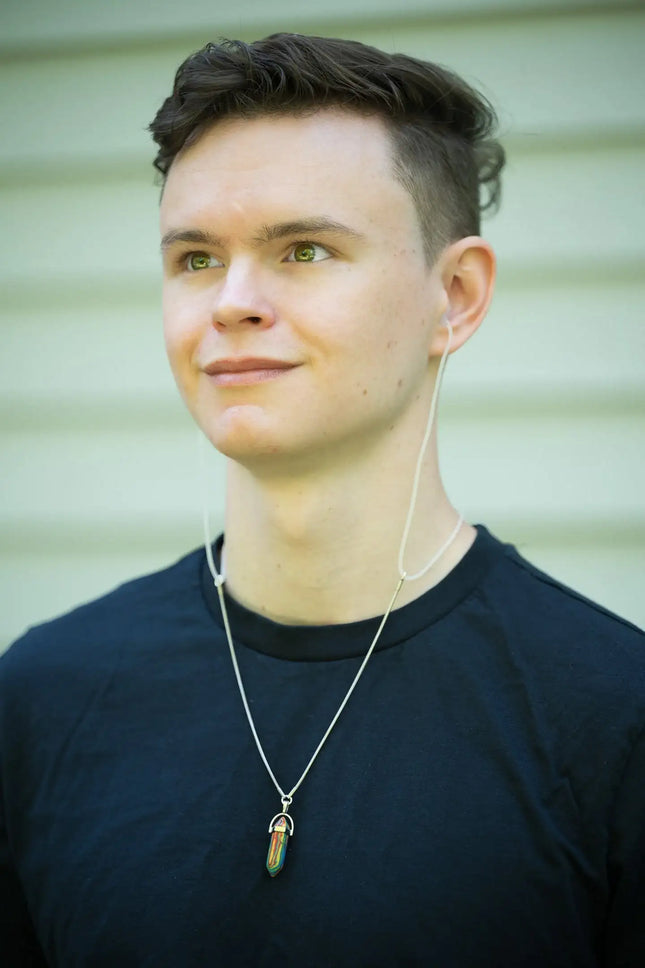 High Vibrations Earplug Necklace