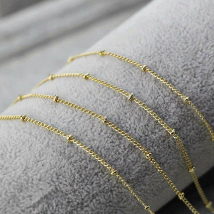 Personalized gold initial necklace