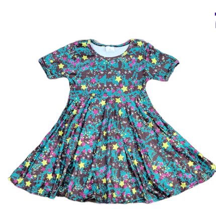Be A Star Milk Silk Twirl Dress