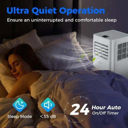 3-in-1 Portable AC, 8000/9000 BTU