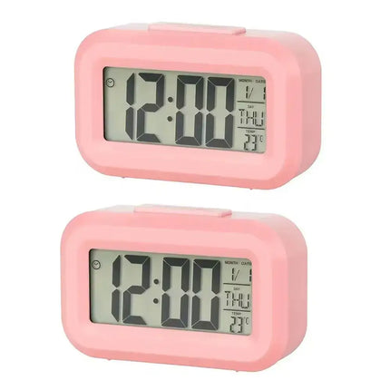 LED Digital Alarm Clock Backlight Snooze Data Time Calendar Desktop Multifunction Electronic Backlight Table Clock