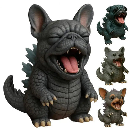 Handmade Dog Sculpture Handmade Resin Dog Figurines for Home Office Decor Collectible Puppy for Pet Unique Home Decoration