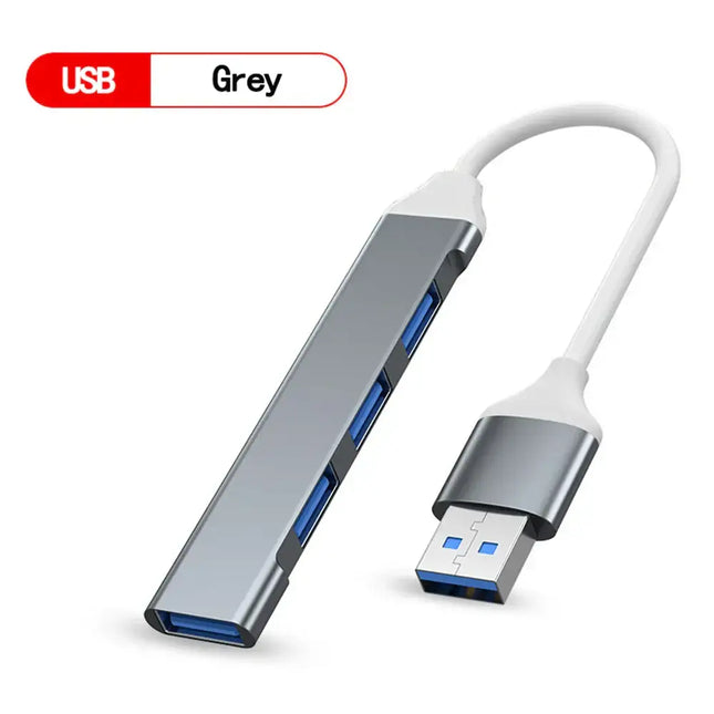 USB 3.0 Hub USB Hub 4 Port High Speed Type c Splitter 5Gbps For PC Computer Accessories Multiport HUB 4 USB 3.0 2.0 Ports
