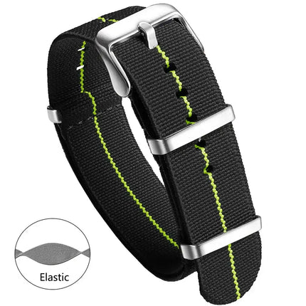 Nylon Watch Band 20mm 22mm Comfortable Watch Straps Loop Military Washable Blet for Men Watchbands