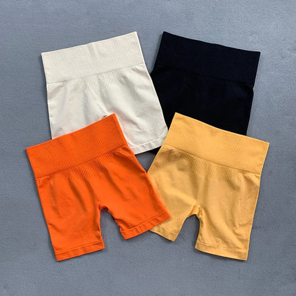 Seamless Luxe Yoga Set: High Waist leggings & Shorts