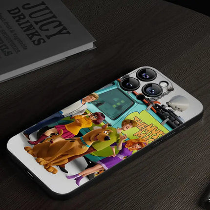 S-Scoobys Cartoon Cute-Dooo Phone Case For IPhone 15 16 13 Pro Max 14 12 11 Xr X 8 7 6 Plus Luxury Back Cover