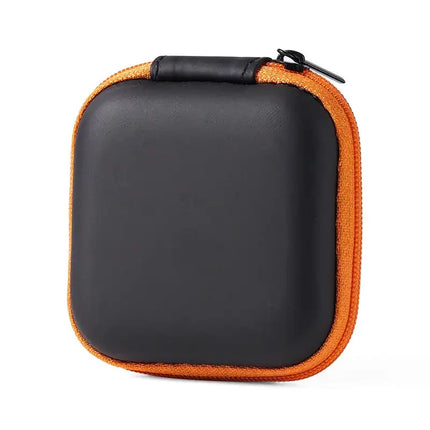 Portable Shockproof Headphone Case Earphone Bag Headset Storage Bag Hard Shell Earphone Accessories memory Card USB Cable