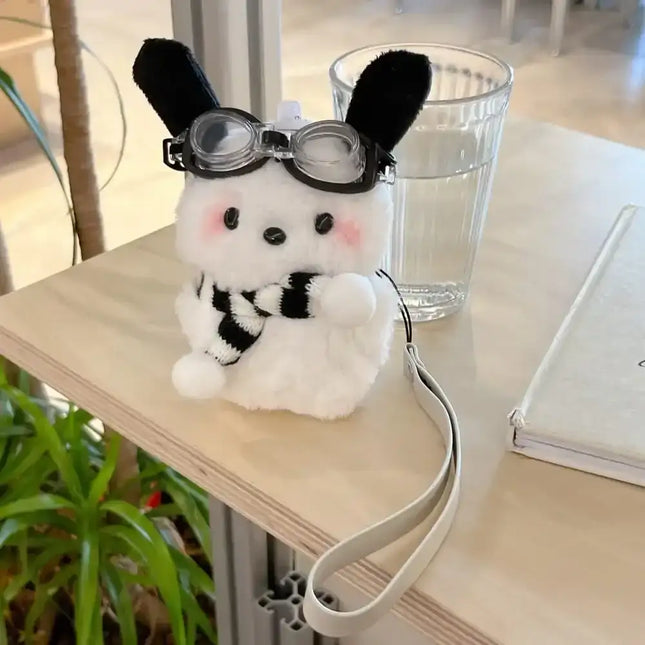 Cute Cartoon Anime Role Pochacco Earphone Protective Case for AirPods 1 2 3 Pro 2rd 4 Soft Lovely Plush Anti-fall Protect Cover