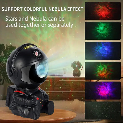 Galaxy Star Astronaut Projector Light Starry Sky Porjectors Lamp Decoration Bedroom Room Nebula LED Night Light Child Adult Gift