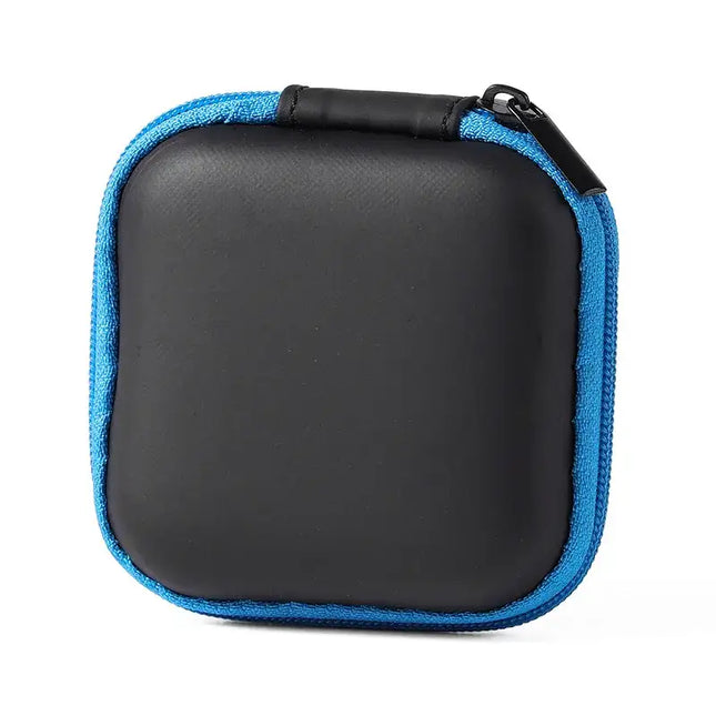 Portable Shockproof Headphone Case Earphone Bag Headset Storage Bag Hard Shell Earphone Accessories memory Card USB Cable