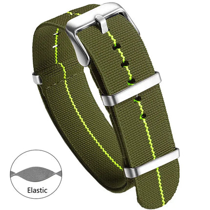 Nylon Watch Band 20mm 22mm Comfortable Watch Straps Loop Military Washable Blet for Men Watchbands