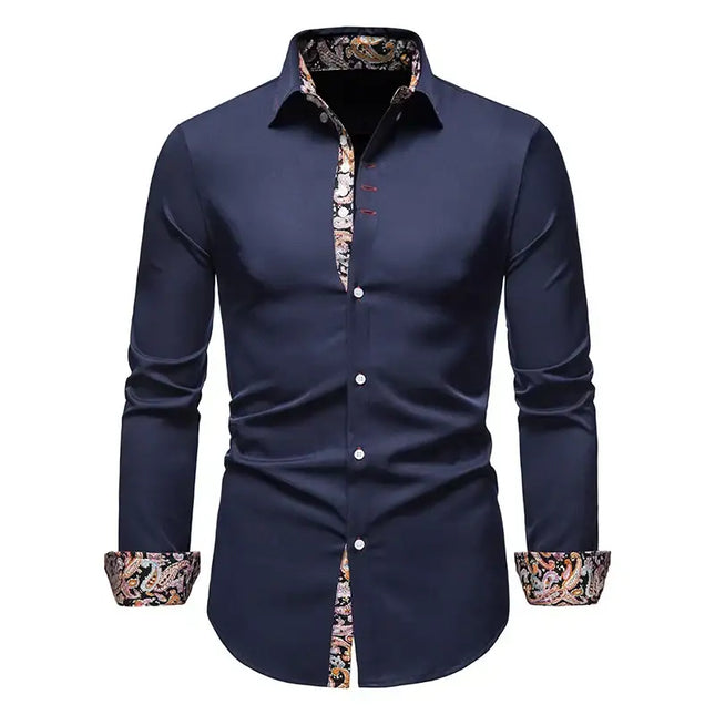 Men's Shirt with Collar White Shirts Man Long Sleeve Men's Shirts 2023 Mens Polo Shirts for Men Famous Brands