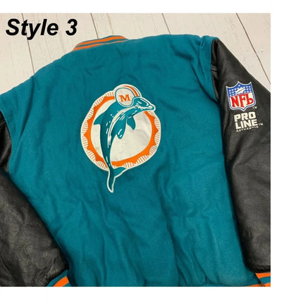 Miami Dolphins Letterman Jacket