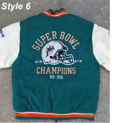 Miami Dolphins Letterman Jacket