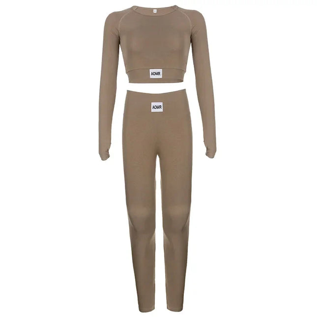 Women's T-shirts And Leggings Jogger 2 Pieces