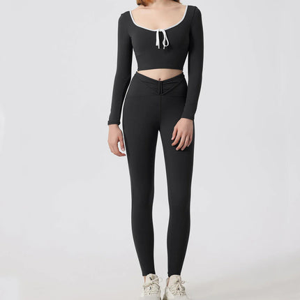 ActiveFit Women's Yoga Set: Crop Top & Leggings