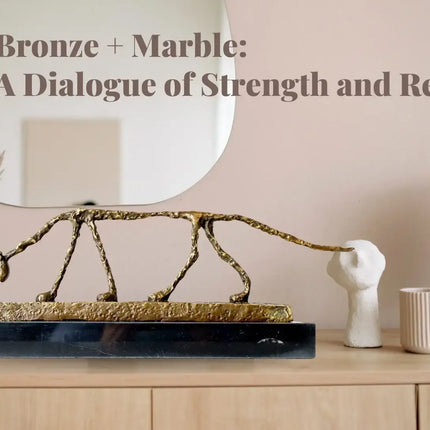 Bronze Cat Statue Abstract Cat Sculpture Classical Giacometti Art Reproduction Skeleton Animal Statue For Home Decor Collection