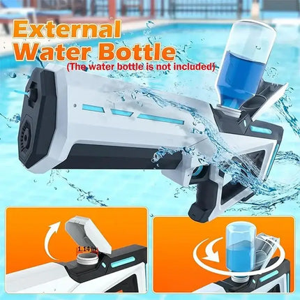 43cm Electric Water Guns For Adults Powerful Squirt Automatic Water Suction Water Blasters Summer Outdoor Beach Toy For Kid Gift