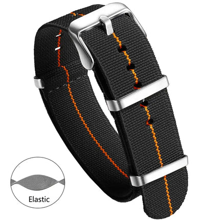 Nylon Watch Band 20mm 22mm Comfortable Watch Straps Loop Military Washable Blet for Men Watchbands