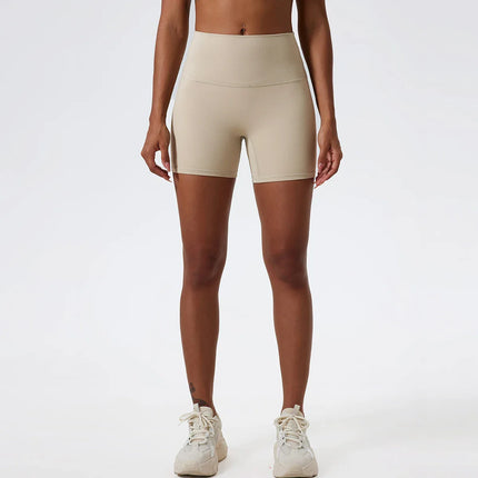 Super Soft Fabric Yoga Gym Shorts High Waist Sports Leggings Workout Cycling