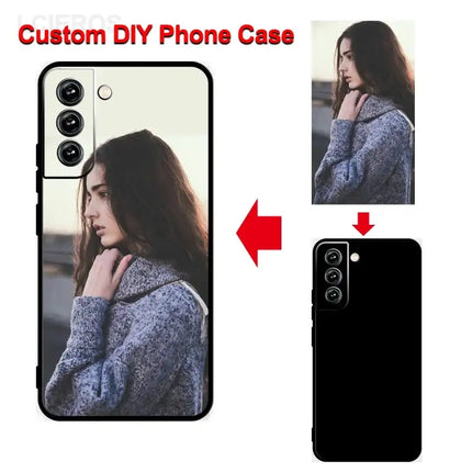 Custom Case for Samsung Galaxy S24 S23 S22 S21 S20 Ultra Plus DIY Personalize Picture Cover