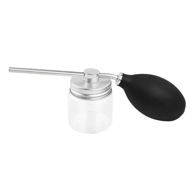 Refillable Barber Powder Spray Bottle Hair Building Fiber Applicator Talc Powder Blower Puffer Tools Salon Accessories