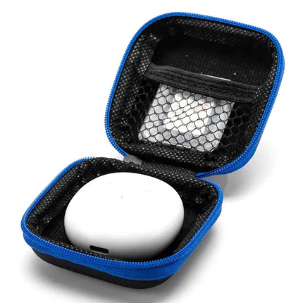 Portable Shockproof Headphone Case Earphone Bag Headset Storage Bag Hard Shell Earphone Accessories memory Card USB Cable