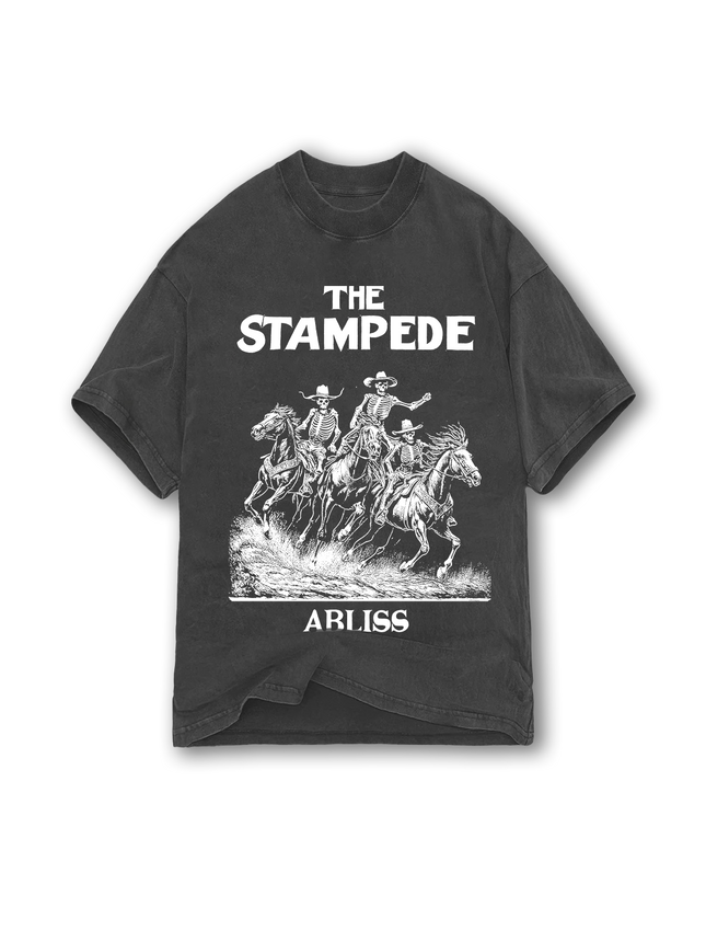 Vintage Black - Stampede Tee