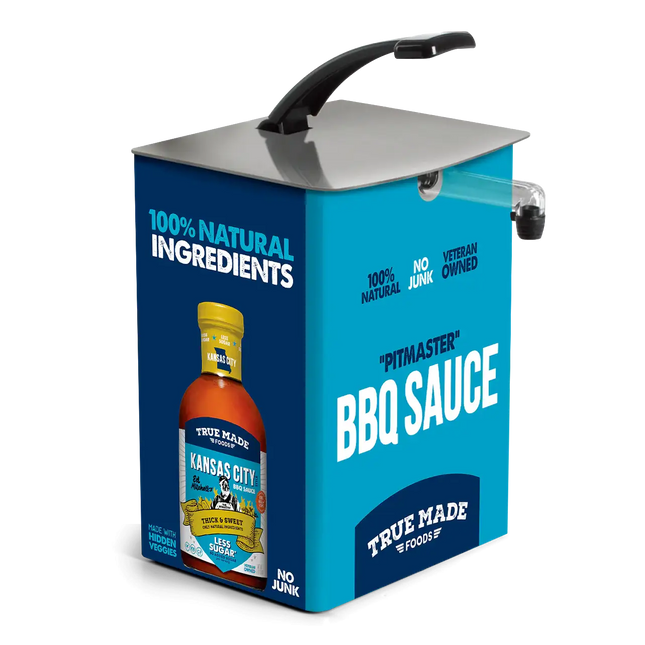 True Made Pitmaster Original Low Sugar BBQ Sauce Bulk Bag-In-Box - 3-Gallon Vol-Pak